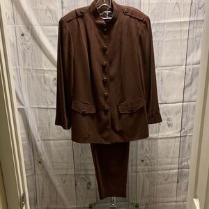 Dana Buchman Brown Women's Trousers & Blazer